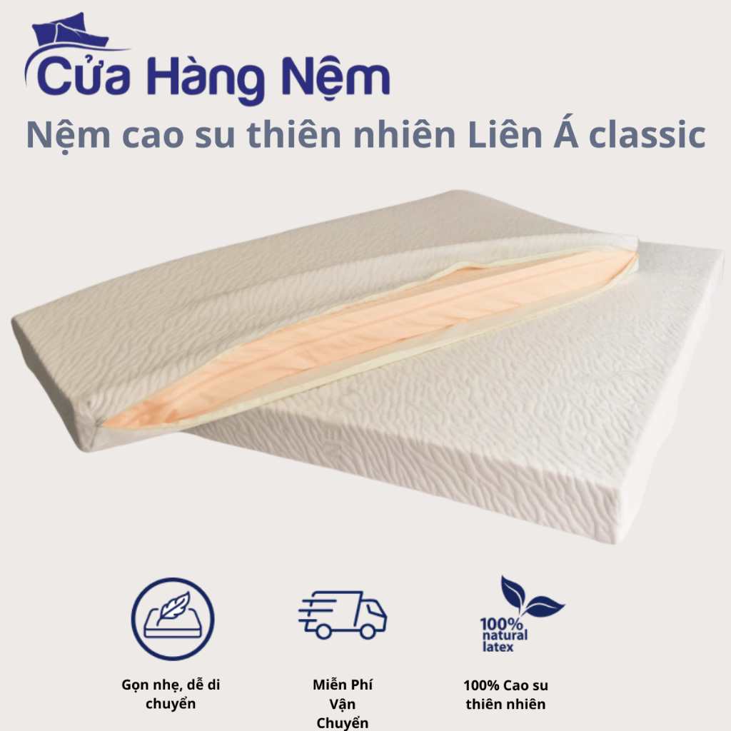 Nệm Cao Su Thiên Nhiên Liên Á Classic