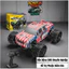 Xe địa hình điều khiển từ xa tốc độ cao có nhả khói và điều tốc RC Buggy 1/18 +25km/h - pin trâu