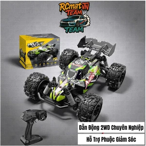 Xe địa hình điều khiển tốc độ cao có điều tốc RC Buggy Monster 1/20 1/18 - 25km/h - pin sạc trâu