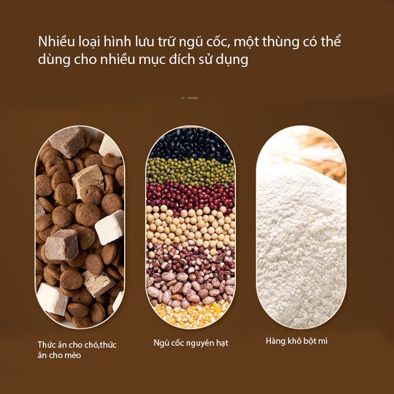 Thùng đựng gạo, đựng ngũ cốc chống ẩm chống côn trùng cao cấp SH0060