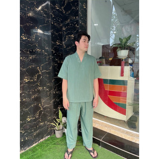 Tim Tâm Nam Vải ẤnĐộ Cao Cấp #Nam Thiền # Đồ Bộ Đi Chùa