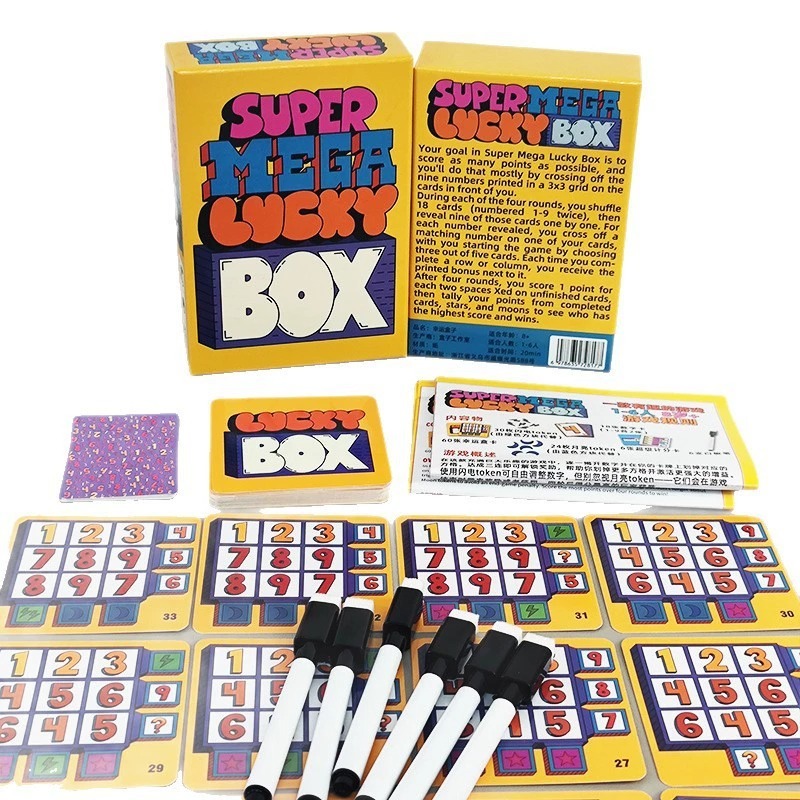 Boardgame Super Mega Lucky Box Con Số May Mắn