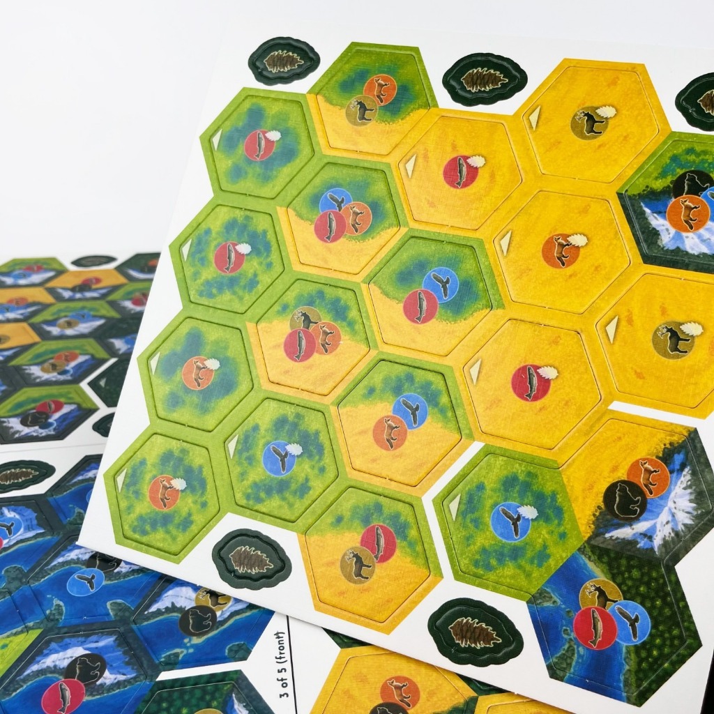 Cascadia - Trò chơi boardgame xếp hình thế giới động vật Tigar 72123