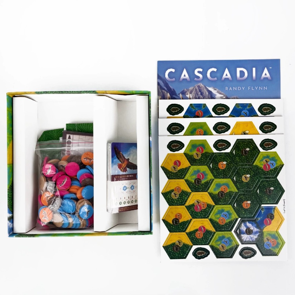 Cascadia - Trò chơi boardgame xếp hình thế giới động vật Tigar 72123