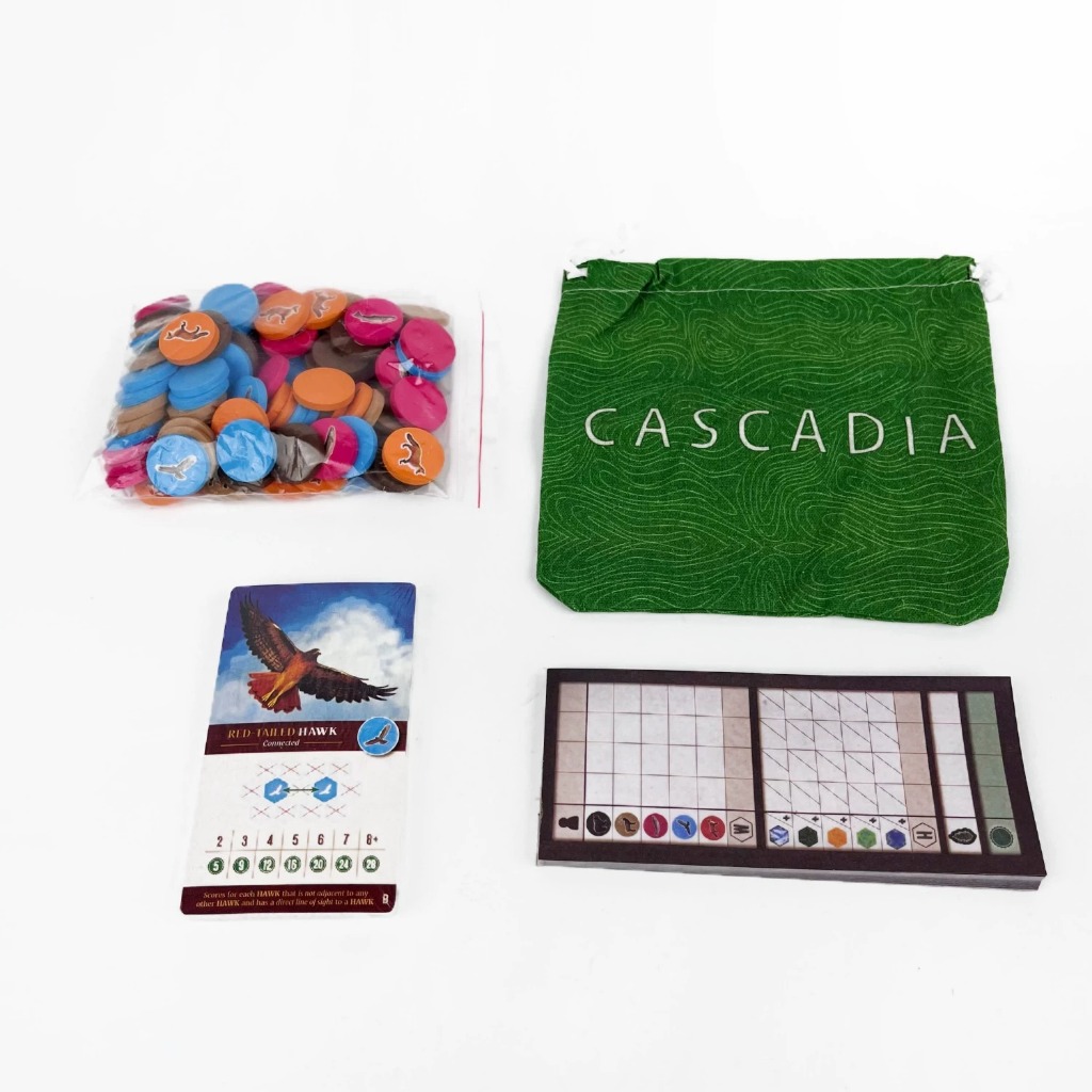 Cascadia - Trò chơi boardgame xếp hình thế giới động vật Tigar 72123