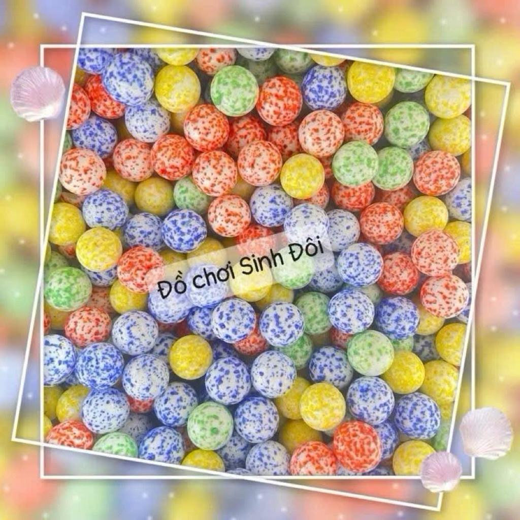30 viên bi thủy tinh 16mm mè đục– Bi ve tuổi thơ, dùng trang trí rất xinh