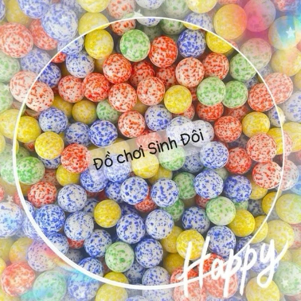 30 viên bi thủy tinh 16mm mè đục– Bi ve tuổi thơ, dùng trang trí rất xinh