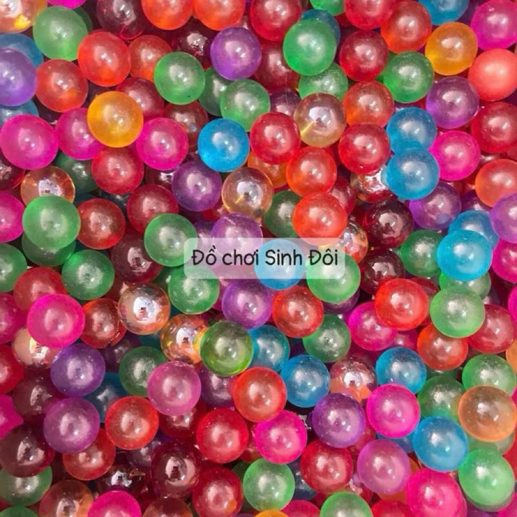 Bi Thủy Tinh Pha Lê Nhiều Màu trong mờ 16mm – Trong Mờ Đẹp Mắt – Dùng Chơi & Trang Trí