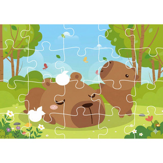 COMBO SỈ 6 tranh ghép A5 Capybara TooYoo TG0044