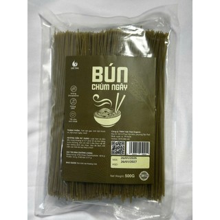 Bún Gạo Lứt Việt Thái 500g/Bún Chùm Ngây Việt Thái 500g-Bún Khô Gạo Lứt, Bún Rau Xanh, sản phẩm ORGANIC, thanh đạm