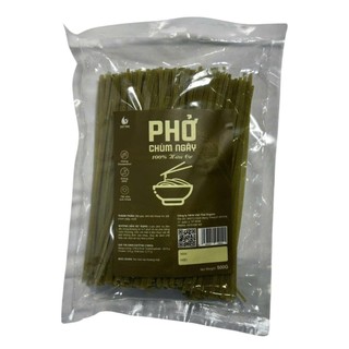 Phở Gạo Lứt Việt Thái 500g/Phở Chùm Ngây Việt Thái 500g-Phở Khô Gạo Lứt, Phở Rau Xanh Tự Nhiên, ít calo ăn eat clean.