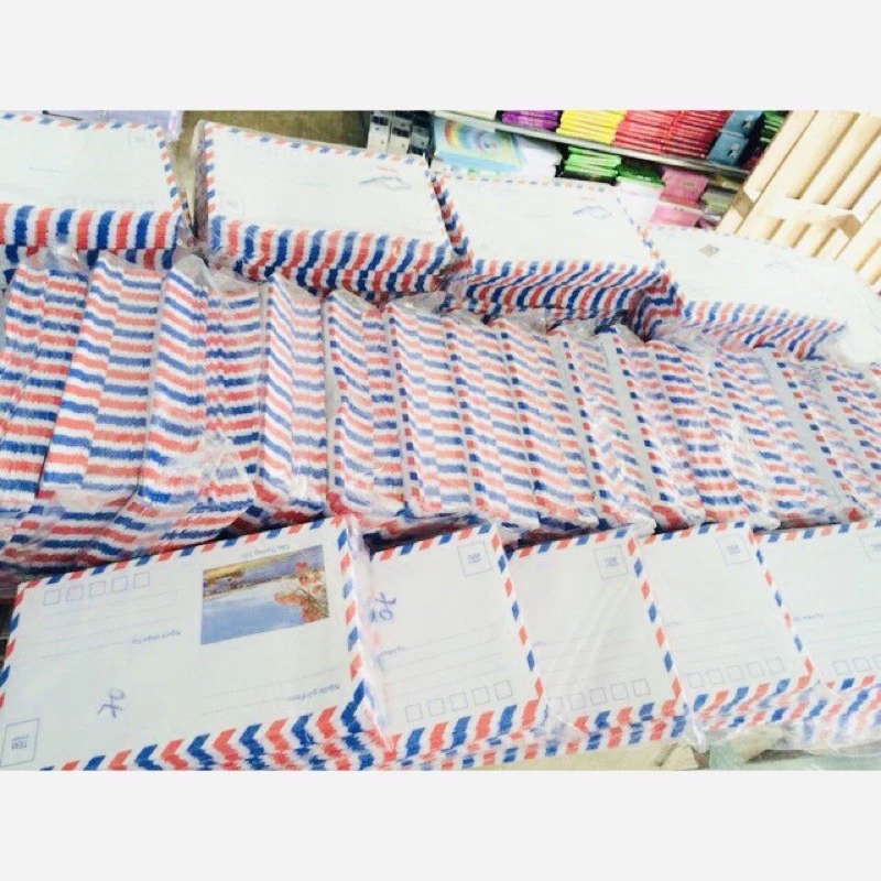 Túi 100c phong bì giấy dày đẹp, Set 100c phong bì thư tiện lợi