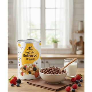 [MÃ GIẢM GIÁ] Ngũ Cốc Sữa Chua BEFRESCO Granola Giòn Rụm - Bữa Ăn Sáng Tiền Lợi & Healthy (300g)
