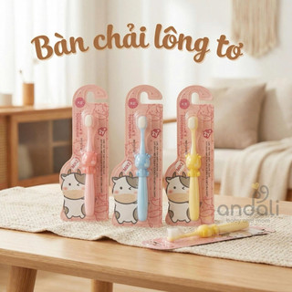 Bàn chải lông tơ siêu mềm cho bé với nhiều hình thù ngộ nghĩnh