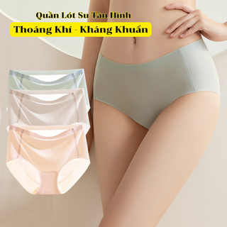 Combo 2 Quần Lót Su Nữ Tàng Hình Không Đường May Mềm, Quần Chip Mỏng Nhẹ Thoáng Khí King Shop L-166