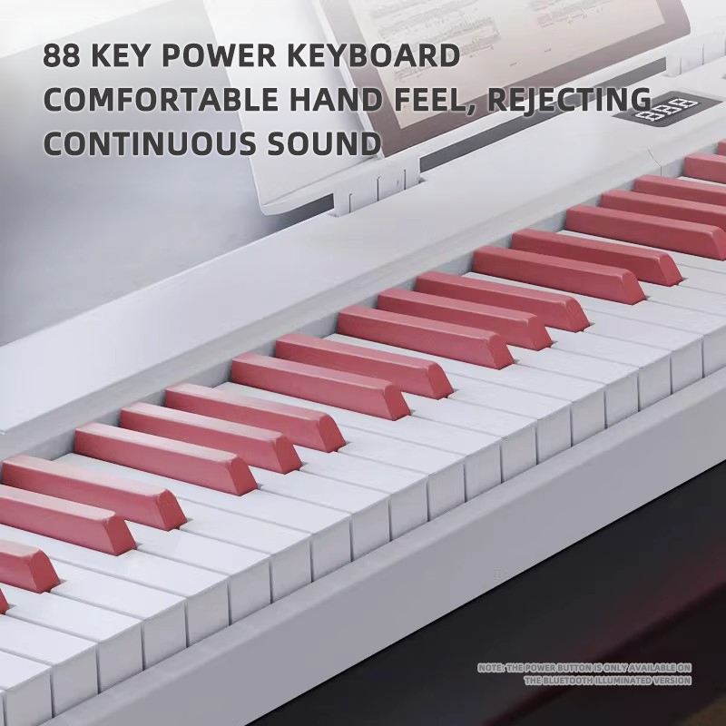Rommedal có thể gấp gọn đàn piano 88 phím piano full phụ kiện mang đi dễ dàng người mới Chất lượng cao, bền bỉ