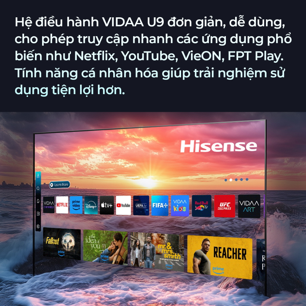 [QLED 4K 55 inch] Smart Tivi Hisense 55Q6Q - Hàng Chính Hãng - Bảo Hành 2 Năm - Miễn Phí Giao Hàng Tận Nơi