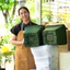 CHẬU VUÔNG TRỒNG HOA HỒNG ROSA GARDEN THÊ TÍCH 20L - MÀU XANH, TRẮNG, NÂU