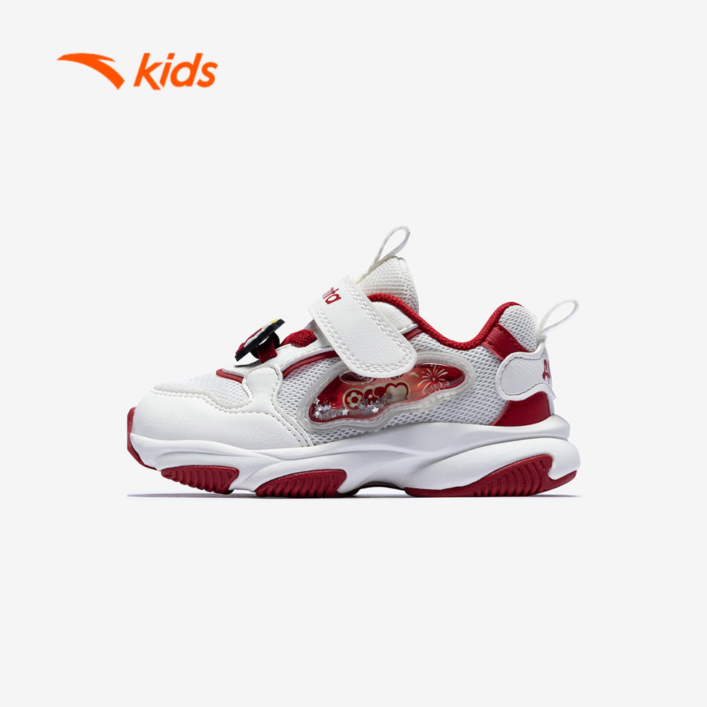 ANTA Kids Giày Thể Thao Bé Gái Size 22-27 Giày Tập Đi, Đế Êm, Thoải Mái Vận Động 3226A0012