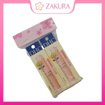 DHC Lip Cream 1.5g / 1.5g ×2 – Son Dưỡng Môi Nhật Bản, Dưỡng Ẩm Sâu Từ Dầu Olive, Giảm Khô Nứt Nẻ, Làm Mềm Môi, Không Màu Không Mùi, Phù Hợp Môi Nhạy Cảm, Set 2 Thỏi Tiết Kiệm