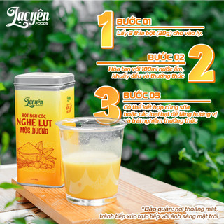 Ngũ Cốc Ăn Sáng Nghệ Lứt Mộc Dưỡng Lạc Yên Foods - Bột Nghệ Gạo Lứt Mix Đậu Hạt Rau Củ Thơm Ngon