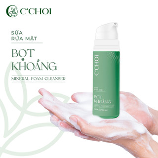 Sữa Rửa Mặt Bọt Khoáng C'Choi - Dưỡng Ẩm -  Làm sạch sâu - Dịu nhẹ - 150ml