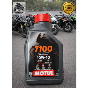 -Mẫu mới-Motul 7100 10w40 full tổng hợp API:SP cam kết 100% chính hãng Motul VN 0.8l/1l Ng seal/1l1/1l2 Ng seal/1l3/1l4