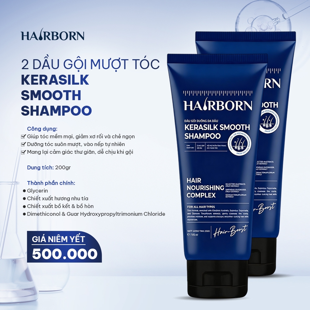 Dầu Gội Thảo Dược Bồ Kết 200g thương hiệu Hair Born - Sạch Gàu, Giảm Gãy Rụng, Tóc Mềm Mượt Từ Thiên Nhiên