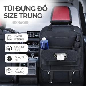 Túi Đựng Đồ Xe Hơi Đa Năng Sau Ghế Ô Tô CIND CD-T011 Da PU Màu Đen