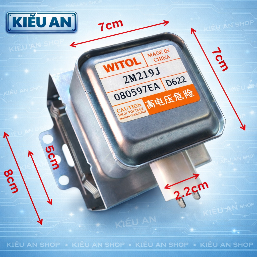 Đèn cao áp lò vi sóng 2M219J Bóng đèn điều khiển lò vi sóng cho Sharp, Toshiba,Midea, Panasonic và các hãng dùng chung | BigBuy360 - bigbuy360.vn