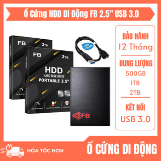 Ổ Cứng HDD Di Động 1TB USB 3.0 2.5 Inch