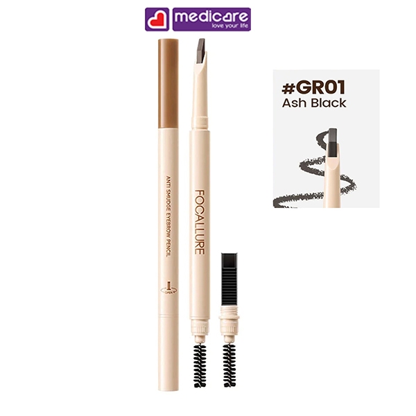 Bút kẻ mày FOCALLURE EverSharp Blade Eyebrow Pencil 0.2g