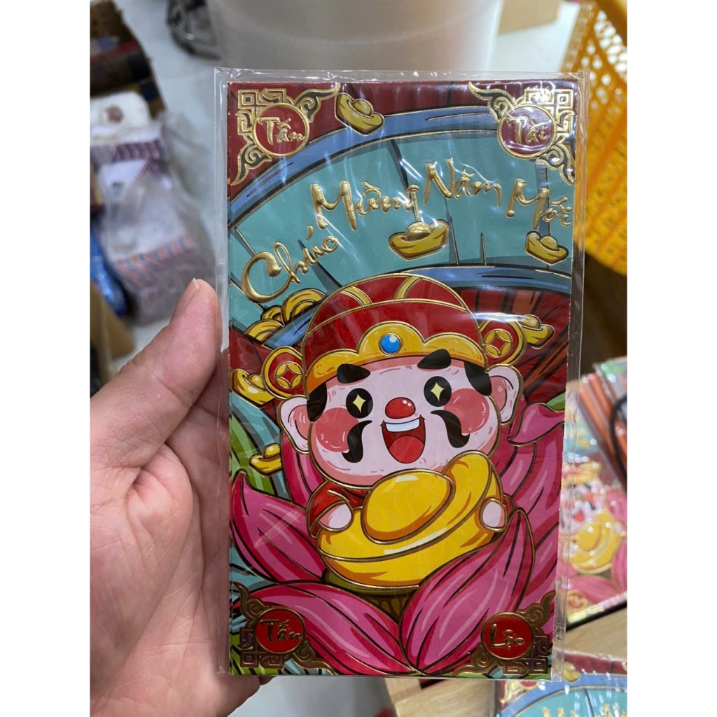 Com Bô 30 Bao Lì Xì Ngày Tết Thần Tài May Mắn
