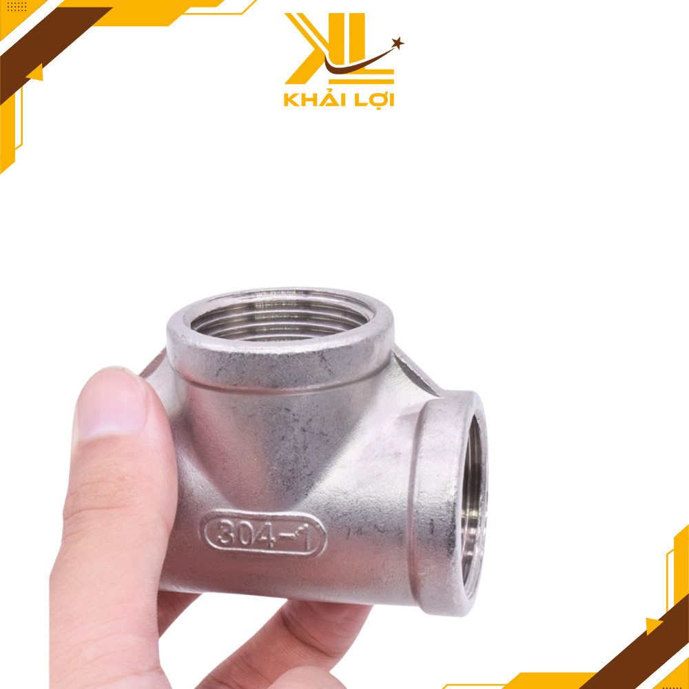 Tê Ren Trong Inox 304 - Nối Ba Ngã Ren Trong Inox - Ba Ngã Inox Ren ...
