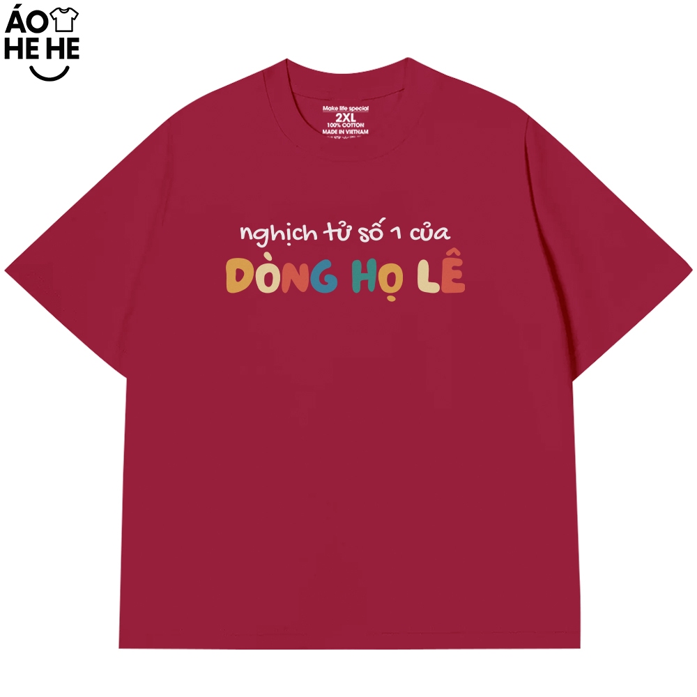 Áo Thun In Chữ Hài Hước BST Cả Họ Đều Vui Câu Nói Text Hài Văn Phòng Công Sở Form Rộng Cotton 230gsm In Theo Yêu Cầu
