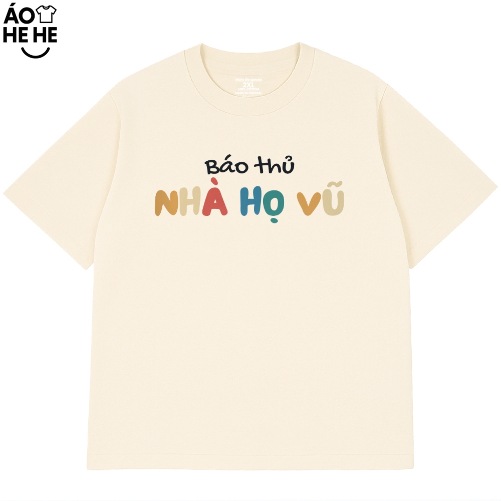 Áo Thun In Chữ Hài Hước BST Cả Họ Đều Vui Câu Nói Text Hài Văn Phòng Công Sở Form Rộng Cotton 230gsm In Theo Yêu Cầu
