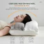 Gối bảo vệ cổ thiết kế chữ O với cấu trúc 2 lớp tiện lợi, có thể tháo rời linh hoạt khi sử dụng.