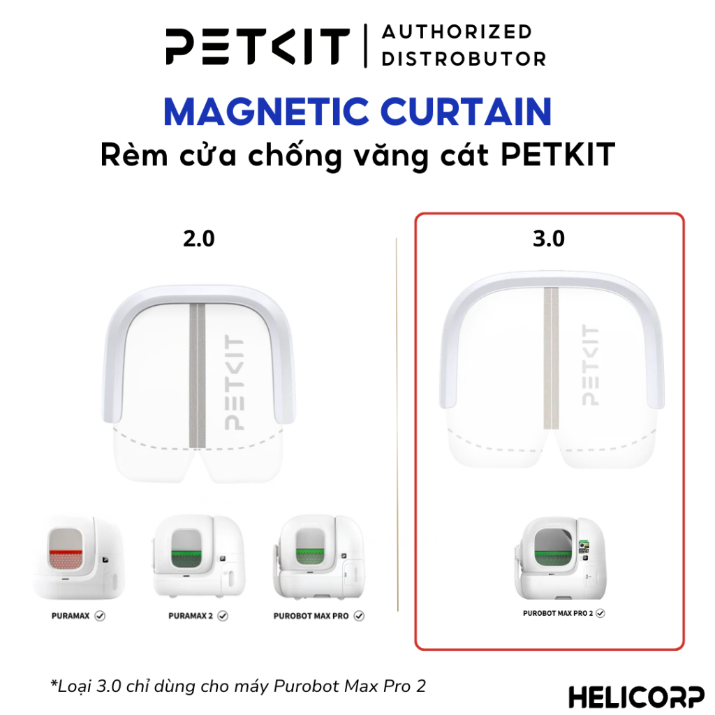 Rèm Che Lối Vào Petkit Mới - Giảm Bụi, Chống Văng Cát, Dùng Cho Máy Dọn Vệ Sinh Tự Động