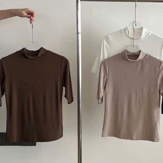 Áo Cổ 3F Zip Mềm Tay Lỡ Form Ôm Nữ Tính Phối Đồ Siêu Đẹp