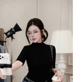 Áo Cổ 3F Zip Mềm Tay Lỡ Form Ôm Nữ Tính Phối Đồ Siêu Đẹp