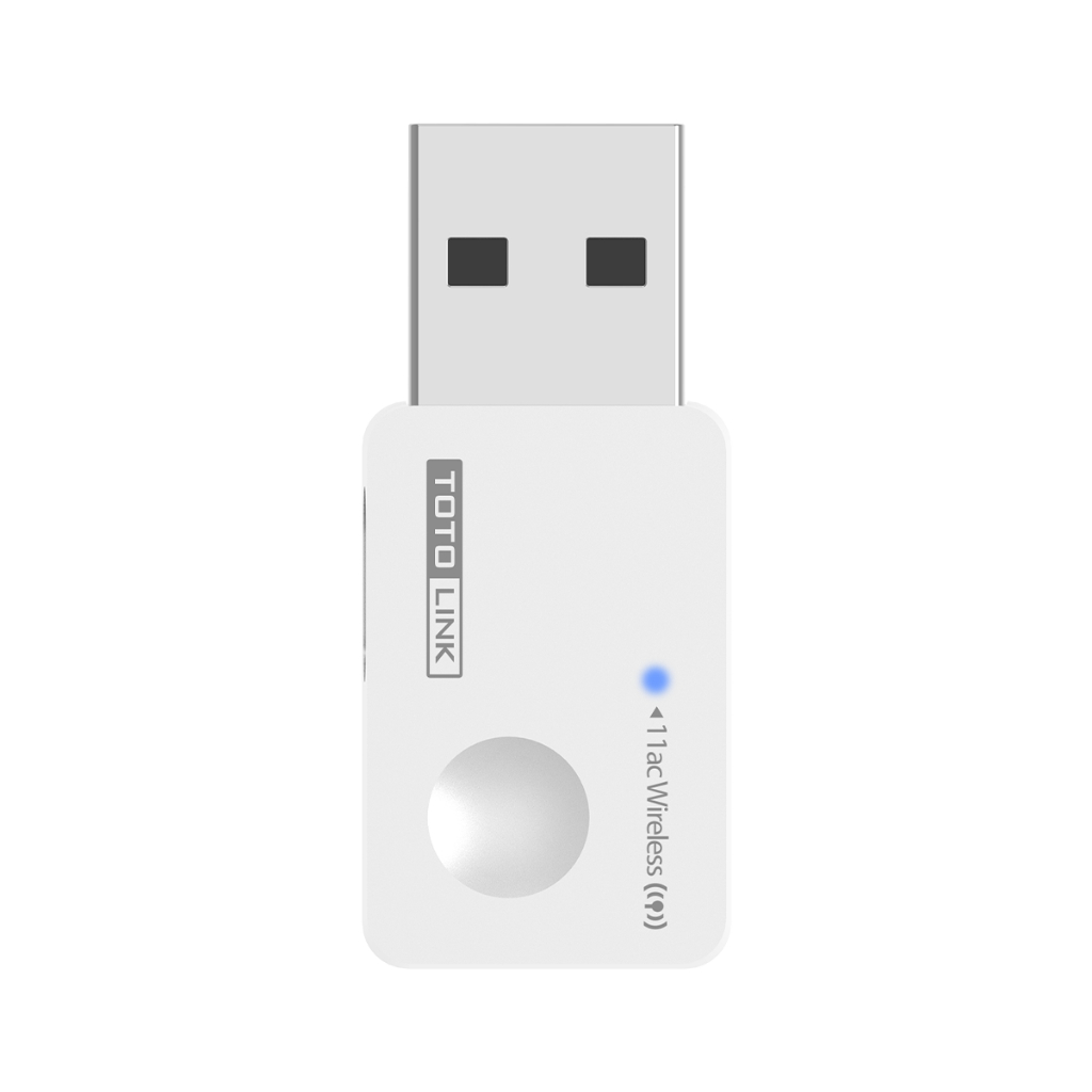 [Hoả Tốc] Bộ thu USB Wi-Fi Bluetooth Mini TOTOLINK A600UB - Chuẩn Wi-Fi 5 AC650 Bluetooth cho PC và laptop