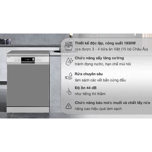 Máy rửa chén độc lập Hafele HDW-F60E - Bảo hành chính hãng 36 tháng