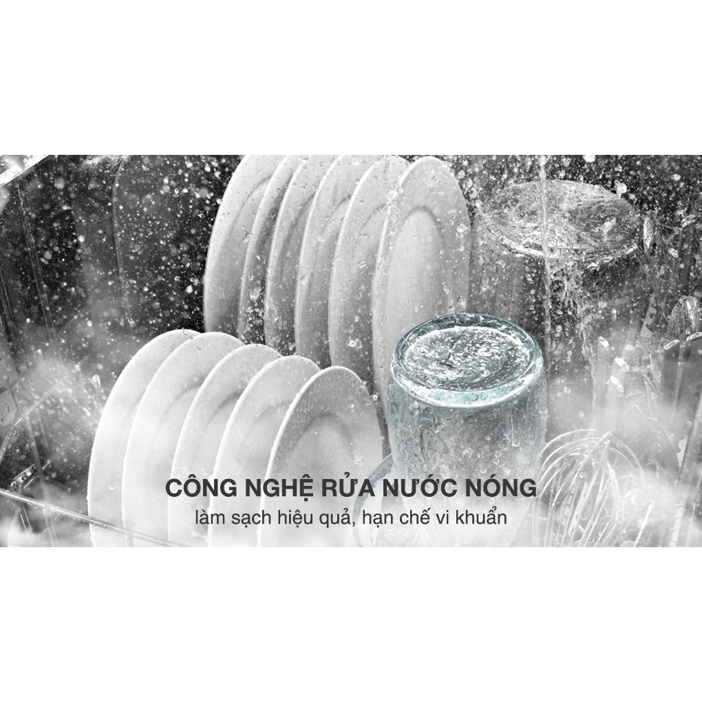 [Shopee Lắp đặt 0Đ HCM/HN] Máy rửa chén độc lập Hafele HDW-F60E - Bảo hành chính hãng 36 tháng