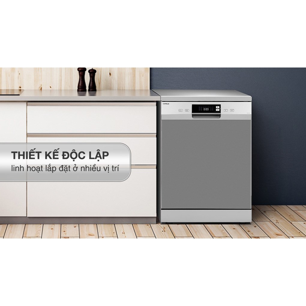 [Shopee Lắp đặt 0Đ HCM/HN] Máy rửa chén độc lập Hafele HDW-F60E - Bảo hành chính hãng 36 tháng