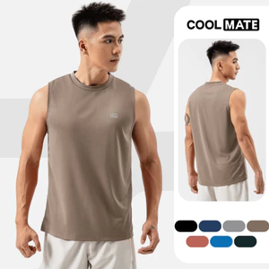 Áo sát nách Sleeveless tanktop thể thao Active Essentials thấm hút tốt vải thoáng mát Coolmate