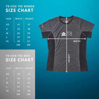 Áo Chạy Bộ Nam T8 Iced Tee 37.5 – Áo Thể Thao Siêu Nhẹ, Nhanh Khô, Thoáng Khí, Chống Chafing