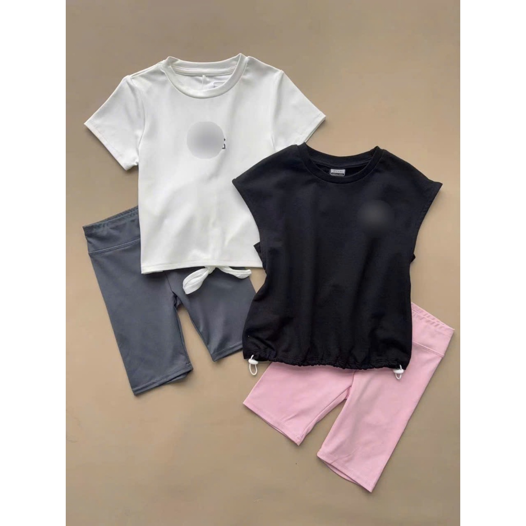Set Quần Áo Bé Gái Form Rộng Sporty – Thun Co Giãn 4 Chiều, Size Đại