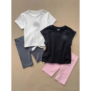 Set Quần Áo Bé Gái Form Rộng Sporty – Thun Co Giãn 4 Chiều, Size Đại