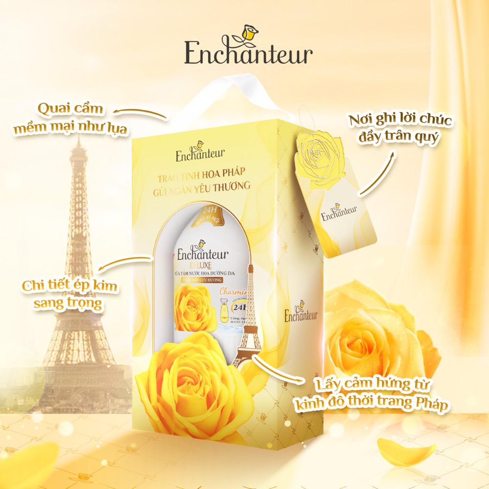 [SVIP] Hộp Quà Tặng Cao Cấp Enchanteur Deluxe Hương Nước Hoa Pháp Sang Trọng