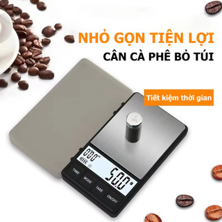 SUBOGDG Cân cà phê kỹ thuật số bỏ túi 0,1g có hẹn giờ Cân cà phê thông minh cho cà phê nhỏ giọt